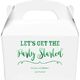 Let's Get the Party Started Gable Favor Boxes Image 5 of 9