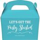 Let's Get the Party Started Gable Favor Boxes Image 8 of 9