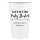 Let's Get the Party Started Paper Coffee Cups Image 7 of 9