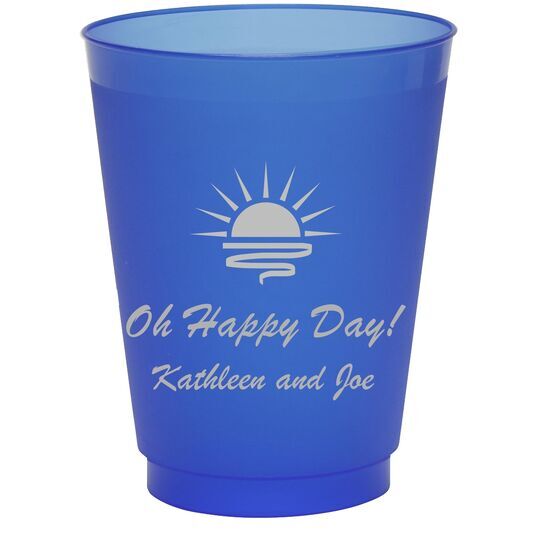 Sunrise Colored Shatterproof Cups