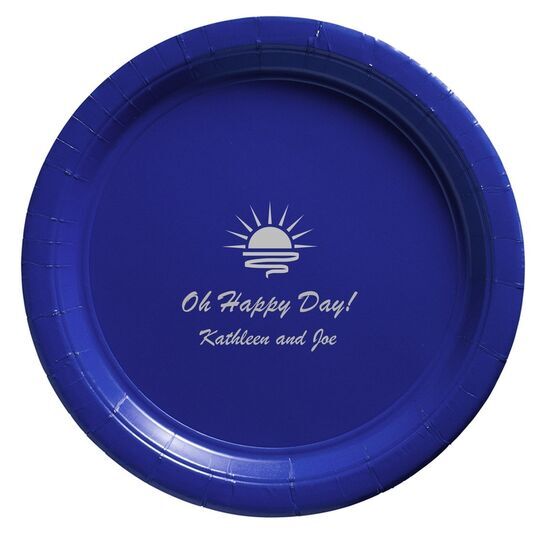 Sunrise Paper Plates