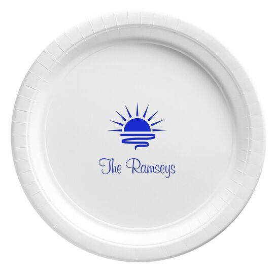 Sunrise Paper Plates