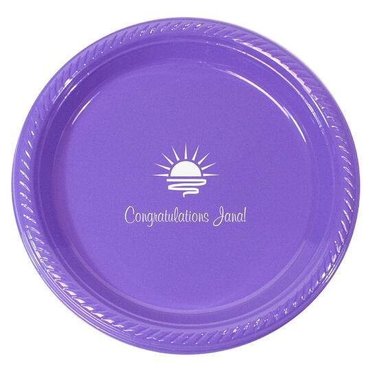 Sunrise Plastic Plates