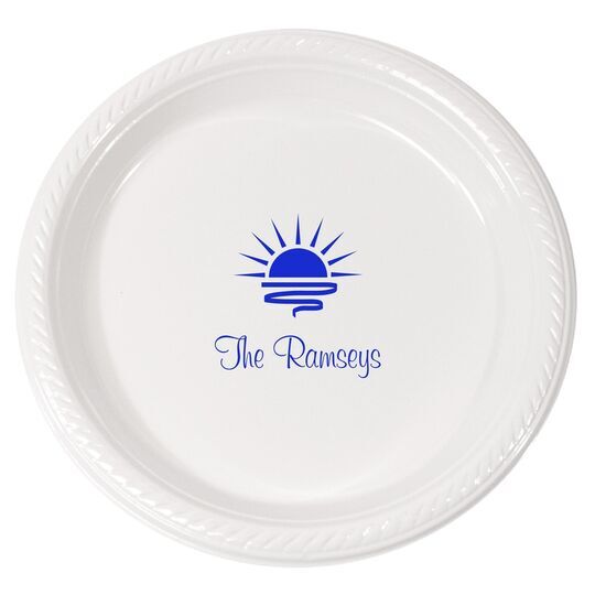 Sunrise Plastic Plates