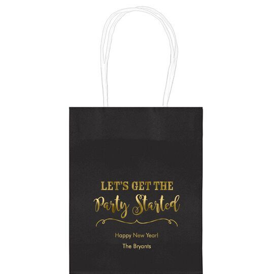 Let's Get the Party Started Mini Twisted Handled Bags