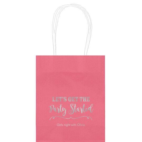 Let's Get the Party Started Mini Twisted Handled Bags