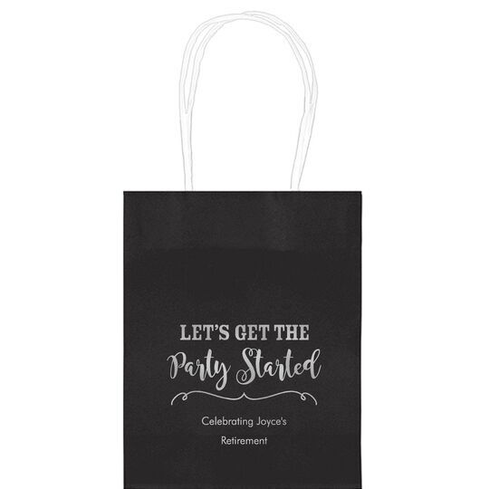 Let's Get the Party Started Mini Twisted Handled Bags