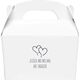 Modern Double Hearts Gable Favor Boxes Image 2 of 2