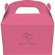 Modern Double Hearts Gable Favor Boxes Image 1 of 2