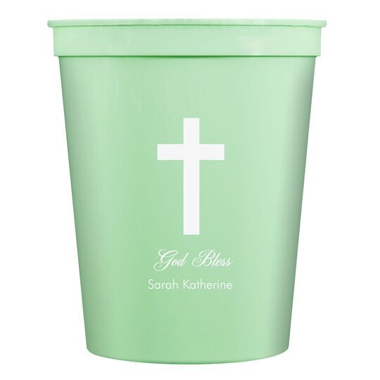 Simple Cross Stadium Cups