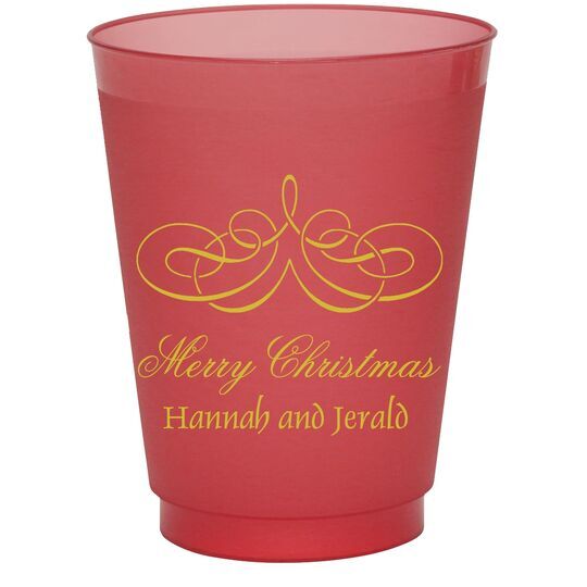 Magnificent Scroll Colored Shatterproof Cups