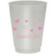 Pretty Hearts Galore Colored Shatterproof Cups Image 1 of 2
