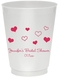 Pretty Hearts Galore Colored Shatterproof Cups Image 2 of 2