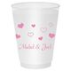 Pretty Hearts Galore Shatterproof Cups Image 1 of 2
