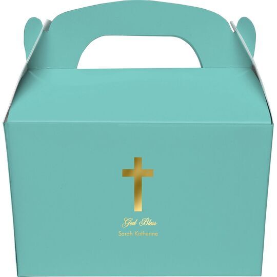 Simple Cross Gable Favor Boxes