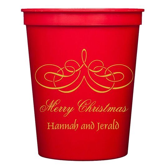 Magnificent Scroll Stadium Cups