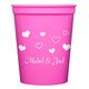 Pretty Hearts Galore Stadium Cups Image 1 of 2
