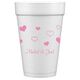 Pretty Hearts Galore Styrofoam Cups Image 1 of 2