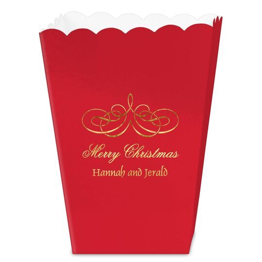 Magnificent Scroll Mini Popcorn Boxes
