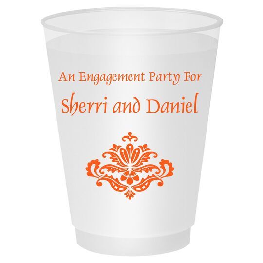 Simply Ornate Scroll Shatterproof Cups