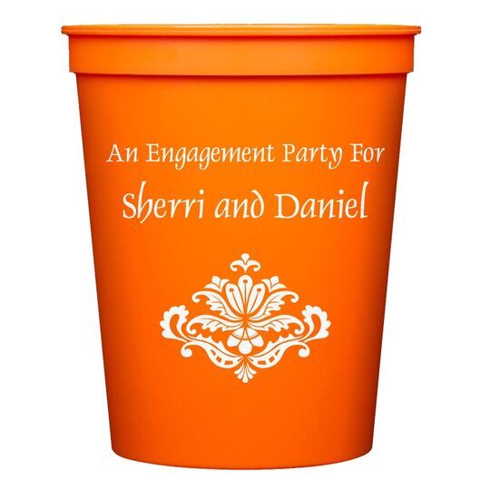 Simply Ornate Scroll Stadium Cups