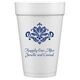 Simply Ornate Scroll Styrofoam Cups Image 1 of 2
