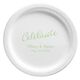 Expressive Script Celebrate Paper Plates Image 5 of 5