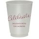 Expressive Script Celebrate Colored Shatterproof Cups Image 4 of 5
