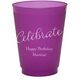 Expressive Script Celebrate Colored Shatterproof Cups Image 1 of 5