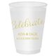Expressive Script Celebrate Shatterproof Cups Image 2 of 5