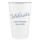 Expressive Script Celebrate Paper Coffee Cups Image 3 of 5