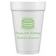 Sophisticated Birthday Cake Styrofoam Cups Image 1 of 2