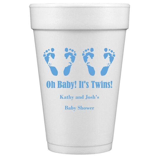 Seeing Double Twinkle Toes Styrofoam Cups