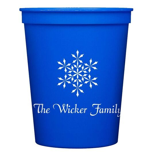 Simply Snowflake Stadium Cups