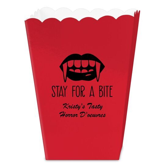 Stay For A Bite Mini Popcorn Boxes