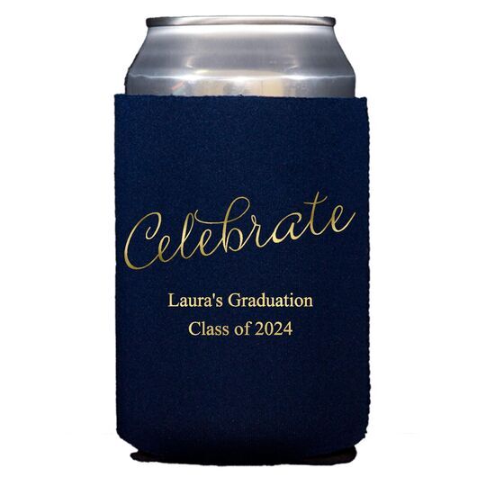 Expressive Script Celebrate Collapsible Huggers