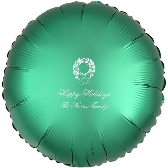 Traditional Wreath Mylar Balloons