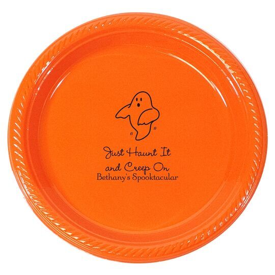 The Friendly Ghost Plastic Plates