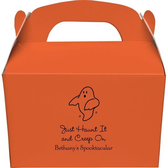 The Friendly Ghost Gable Favor Boxes