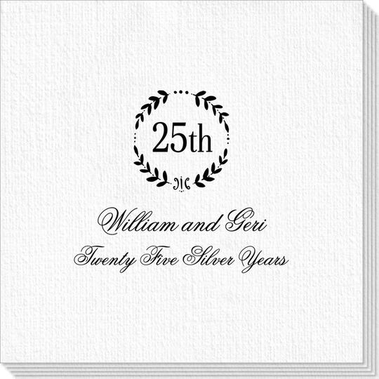 Pick Your Anniversary Wreath Deville Napkins