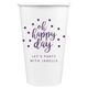Confetti Dots Oh Happy Day Paper Coffee Cups Image 1 of 3