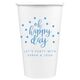 Confetti Dots Oh Happy Day Paper Coffee Cups Image 2 of 3