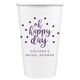 Confetti Dots Oh Happy Day Paper Coffee Cups Image 3 of 3