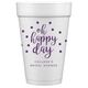 Confetti Dots Oh Happy Day Styrofoam Cups Image 2 of 3