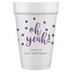 Confetti Dots Oh Yeah! Styrofoam Cups Image 4 of 4