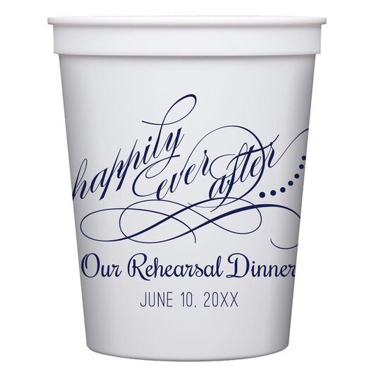 Happily Ever After Stadium Cups