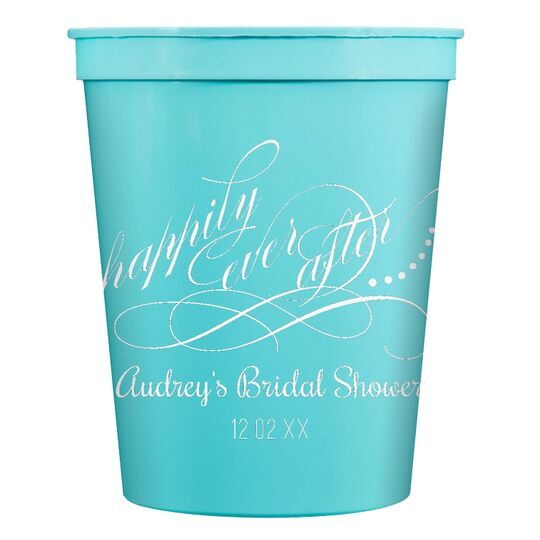 Happily Ever After Stadium Cups