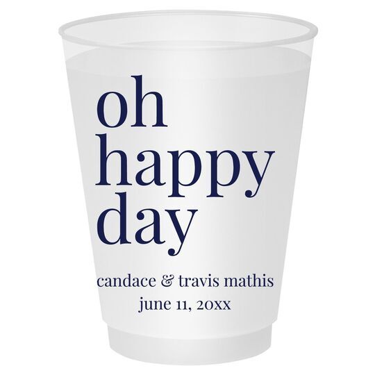 Happy St. Patricks Day 16oz. Frosted Glass Tumbler with Bamboo Lid