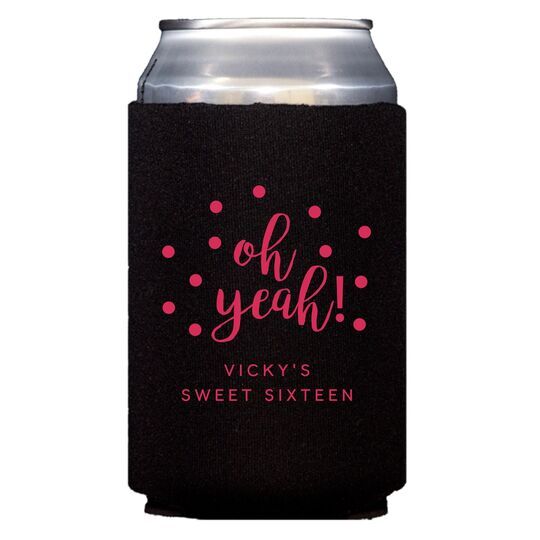 Confetti Dots Oh Yeah! Collapsible Huggers