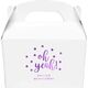 Confetti Dots Oh Yeah! Gable Favor Boxes Image 3 of 4